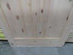 Interior Knotty Pine Door 36"x80" RH 2 PNL (Unassembled)