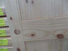Interior Knotty Pine Door 36"x80" RH 2 PNL (Unassembled)