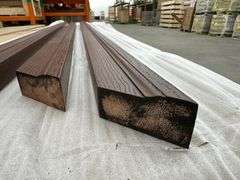 Stained Red Brown Mahogany Brickmold 12x36x12