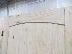 Interior Knotty Pine Door 36"x80" RH 2 PNL (Unassembled)