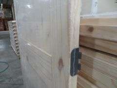 Interior Knotty Pine Door 36"x80" RH 2 PNL (Unassembled)
