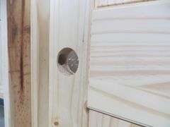 Interior Knotty Pine Door 36"x80" RH 2 PNL (Unassembled)