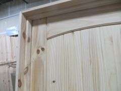 Interior Knotty Pine Door 36"x80" RH 2 PNL (Unassembled)