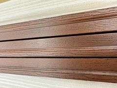 Stained Red Brown Mahogany Brickmold 12x36x12