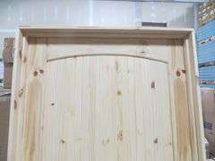 Interior Knotty Pine Door 36"x80" RH 2 PNL (Unassembled)