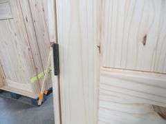 Interior Knotty Pine Door 36"x80" RH 2 PNL (Unassembled)