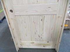 Interior Knotty Pine Door 36"x80" RH 2 PNL (Unassembled)