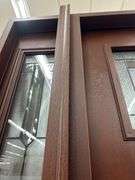 Stained Red Brown Mahogany Brickmold 12x36x12