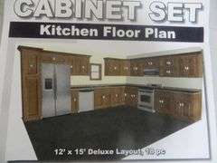 Arcadia Linen Kitchen Cabinet Set 12'x15'
