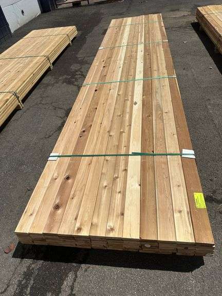 Western Red Cedar Decking 5/4"x4"x16'