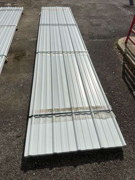 Ash Gray Corrugated Metal Panel 3'x16'