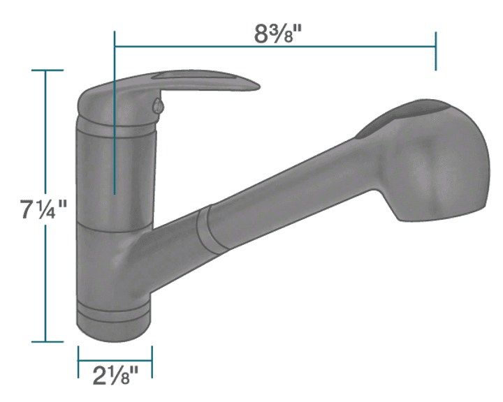 Antique Bronze Single Handle Pull Out Kitchen Faucet