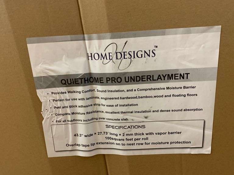 Quiet Home Pro Underlayment
