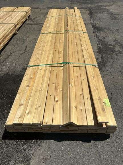 Western Red Cedar Decking 5/4"x4"x14'