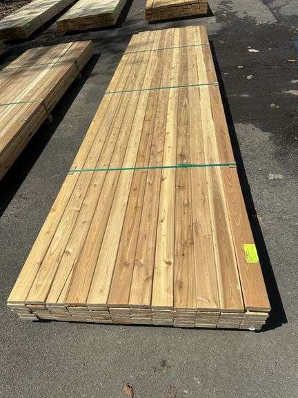 Western Red Cedar Decking 5/4"x4"x14'