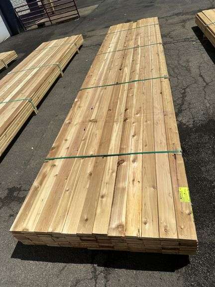 Western Red Cedar Decking 5/4"x4"x16'