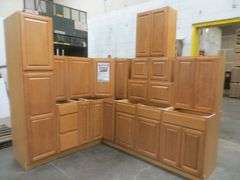 Regal Oak Kitchen cabinet Set 10'x12'
