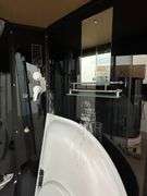 Black Luxury Shower 32"x47" LHD, Jetted, With Many Accessories