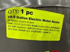 19.9 Gallon Electric Water Heater