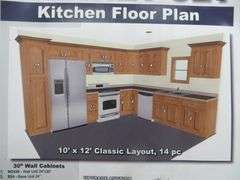 Regal Oak Kitchen cabinet Set 10'x12'