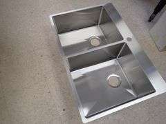 Stainless Steel Sink 9"x23"x34"