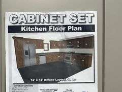 Mojave Shaker Kitchen Cabinet Set 12'x15'