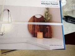 High Arc Pull-Down Kitchen Faucet, Polished Chrome
