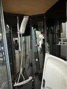 Black Luxury Shower 32"x47" LHD, Jetted, With Many Accessories
