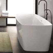 Canvas White Equility 66"x30" Free Standing Bathtub
