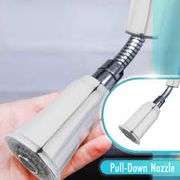 High Arc Pull-Down Kitchen Faucet, Polished Chrome