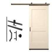 Matte Black Barn Door Kit 72"