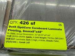 Dusk OptiCore Coreboard Laminate Flooring, 8mmx8"x48"