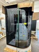Black Luxury Shower 32"x47" LHD, Jetted, With Many Accessories