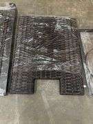 Outdoor Propane Fire Pit With Glass Windscreen 30"x30"