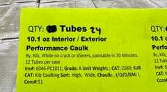 10.1 oz Interior/Exterior Performance Caulk