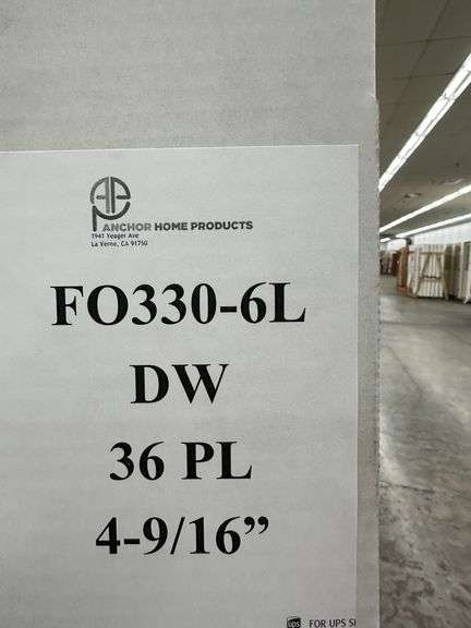 Dark Walnut, Ext Fiberglass, 330 W/6 Lite 22"x16", Clear Glass,36"x80", LH