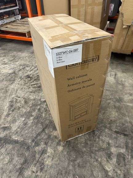 Light Blue 24" Wall Cabinet
