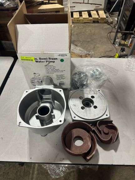 Semi-Trash Water Pump Threaded Shafts, 2in. Ports, 7,860 GPH