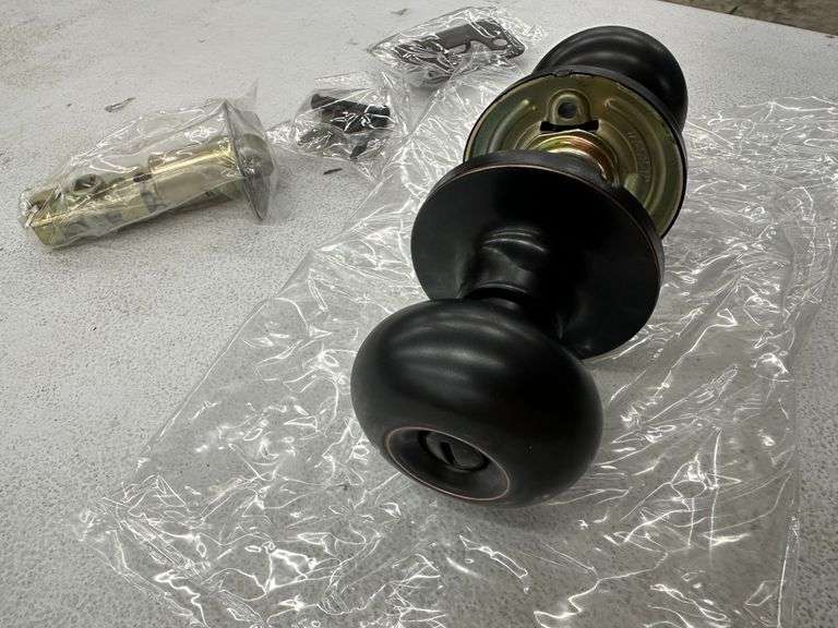 Oil Rubbed Bronze Marquette Privacy Lock