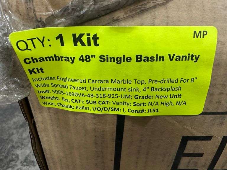 Chambray 48" Single Basin Vanity Kit