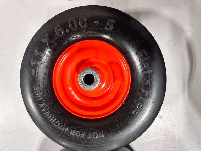 11 x 6 - 5 Flat Free Tires(2x$)