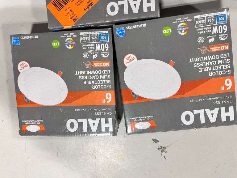 HALO HLBSL 6" Canless Integrated LED Recessed Light - 900 Lumens, Selectable CCT (White)