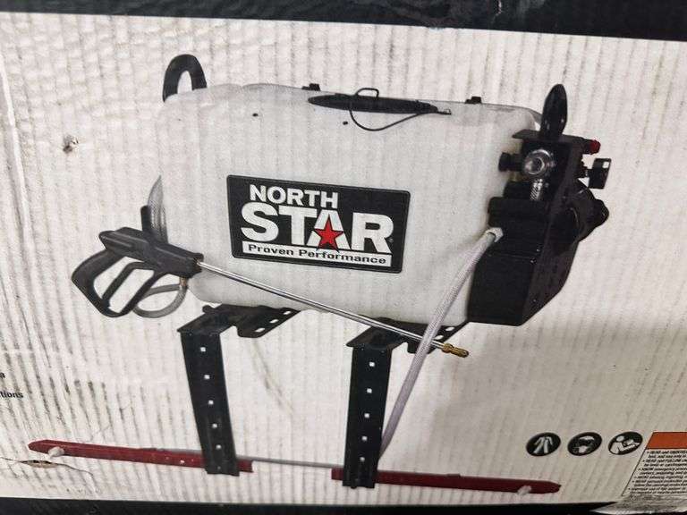 ATV Broadcast and Spot Sprayer with 2-Nozzle Boom-- 16-Gallon Capacity, 2.2 GPM, 12 Volts