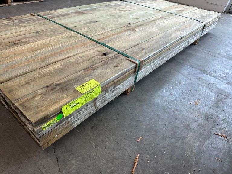 Pressure Treated Decking 5/4"x6"x8'