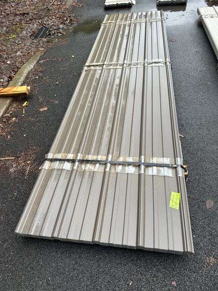 Bronze Corrugated Metal Panel 3'x12'