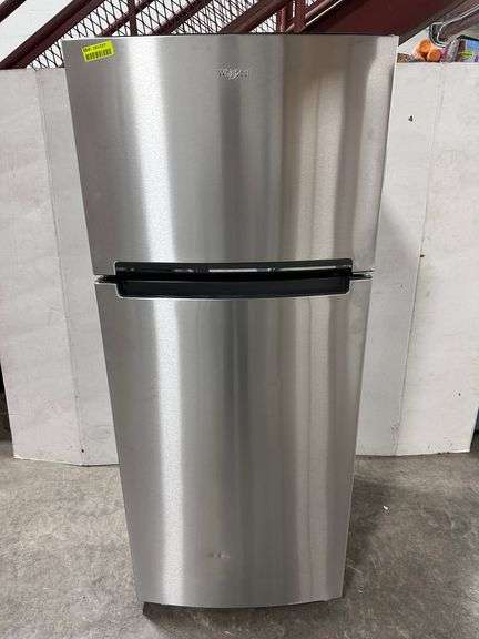 18 cu. ft. Top Freezer Refrigerator in Stainless Steel