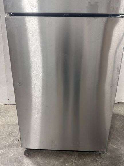 18.2 cu. ft.  Freezer/Refrigerator In Monochromatic Stainless Steel