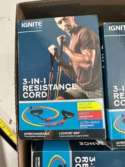 3 Boxes Of Ignite Resistance Cords (3x$)