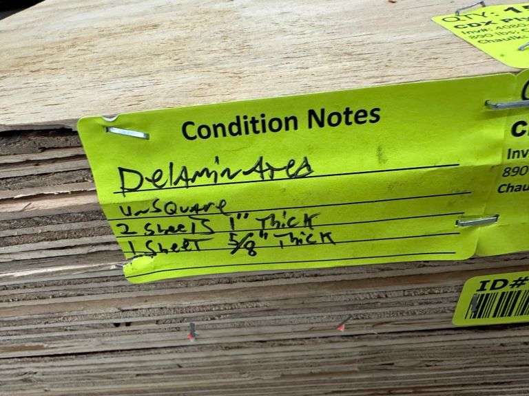 CDX Plywood 3/4"x48"x96"