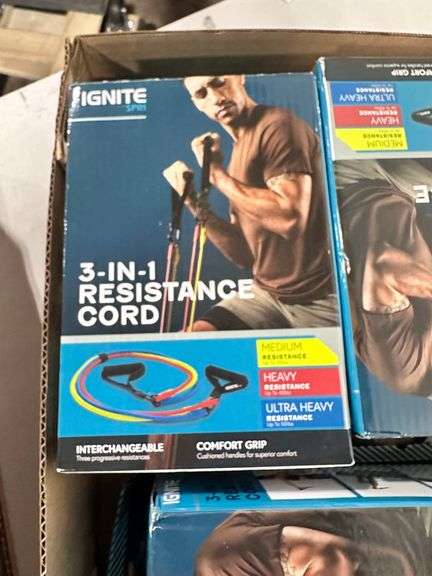 3 Boxes Of Ignite Resistance Cords (3x$)